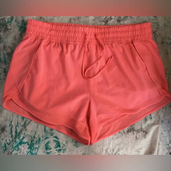 90 Degree By Reflex Pants - 90 Degree By Reflex Vibrant Coral Athletic Shorts L
